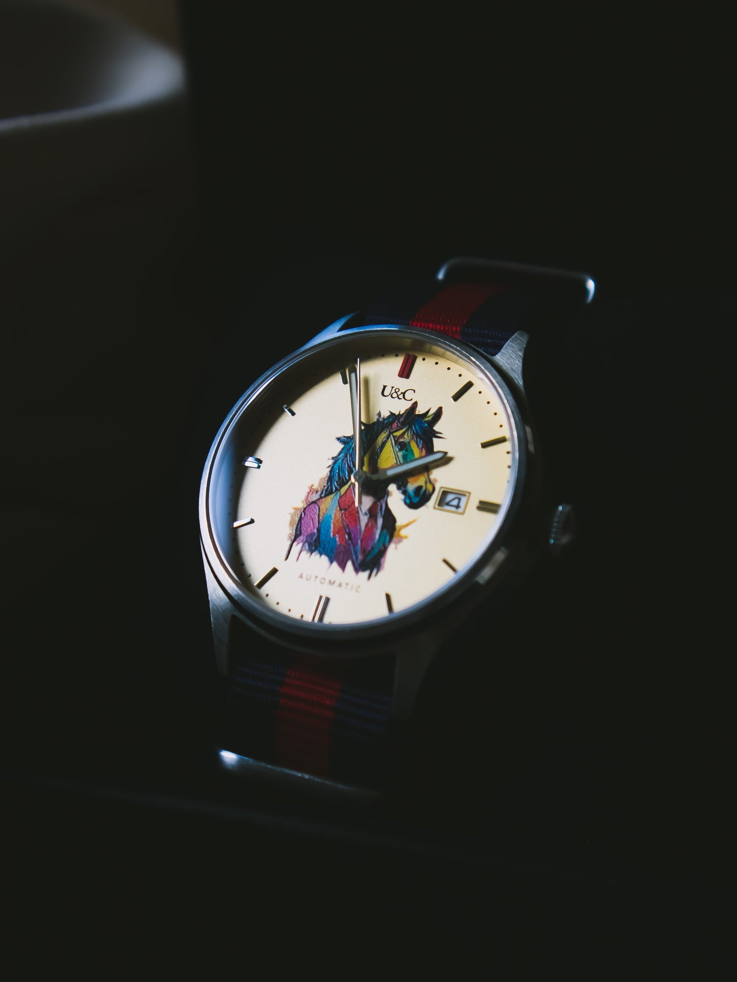 "Why the long face?" AUTOMATIC watch 40mm (1 of 100), Nylon Strap