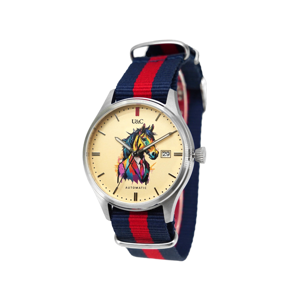 "Why the long face?" automatic watch 40mm UPLANDS & CO.